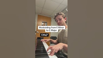 Modulating from E Minor to C Major (improv)