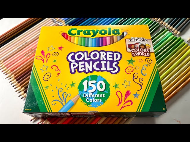 150 Colored Pencils with Colors of the World  Colored pencils, World of  color, Crayola colored pencils