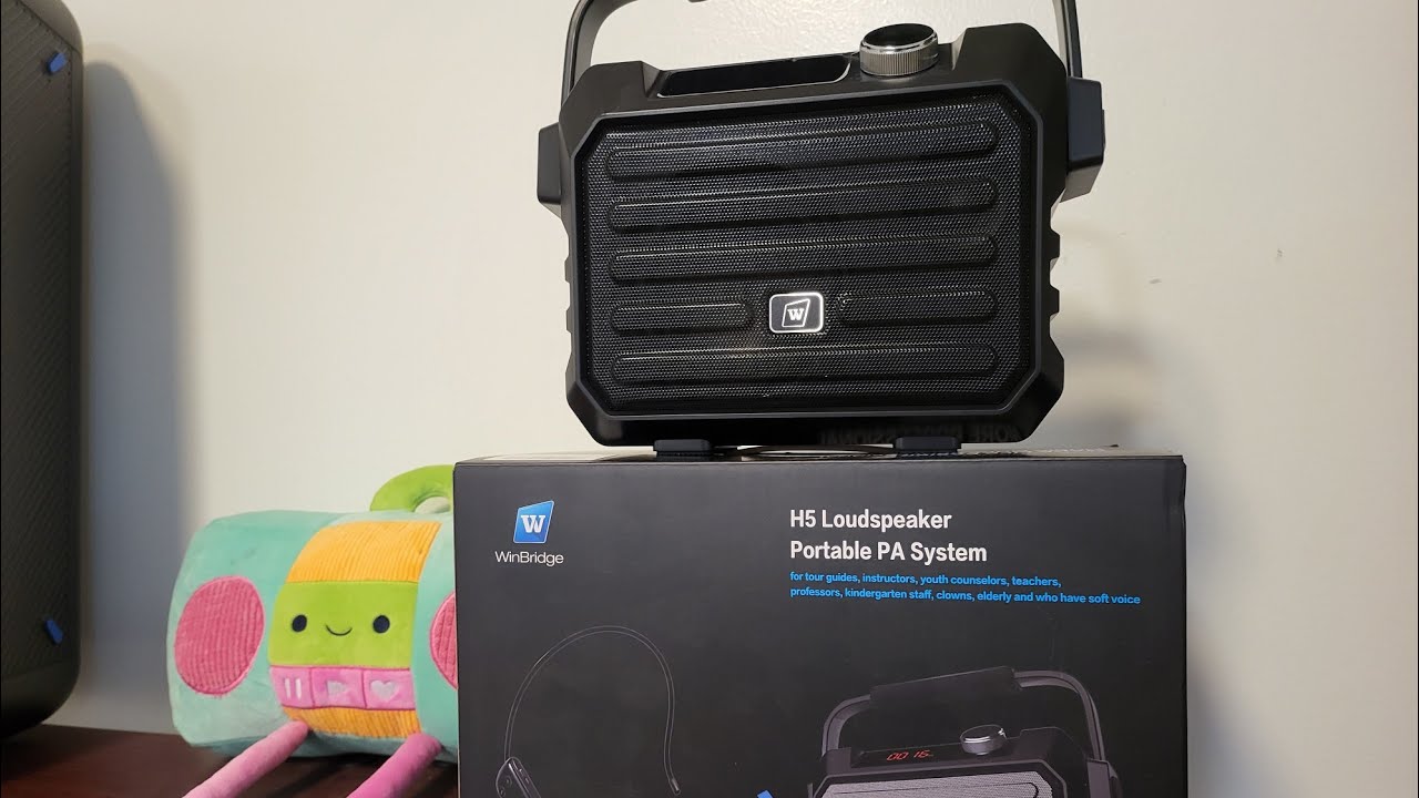 Winbridge H5 Loudspeaker Portable PA System Unboxing And Review