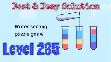 SortPuz Level 285 | Android Games | SortPuz: Water Color Sort Puzzle Games
