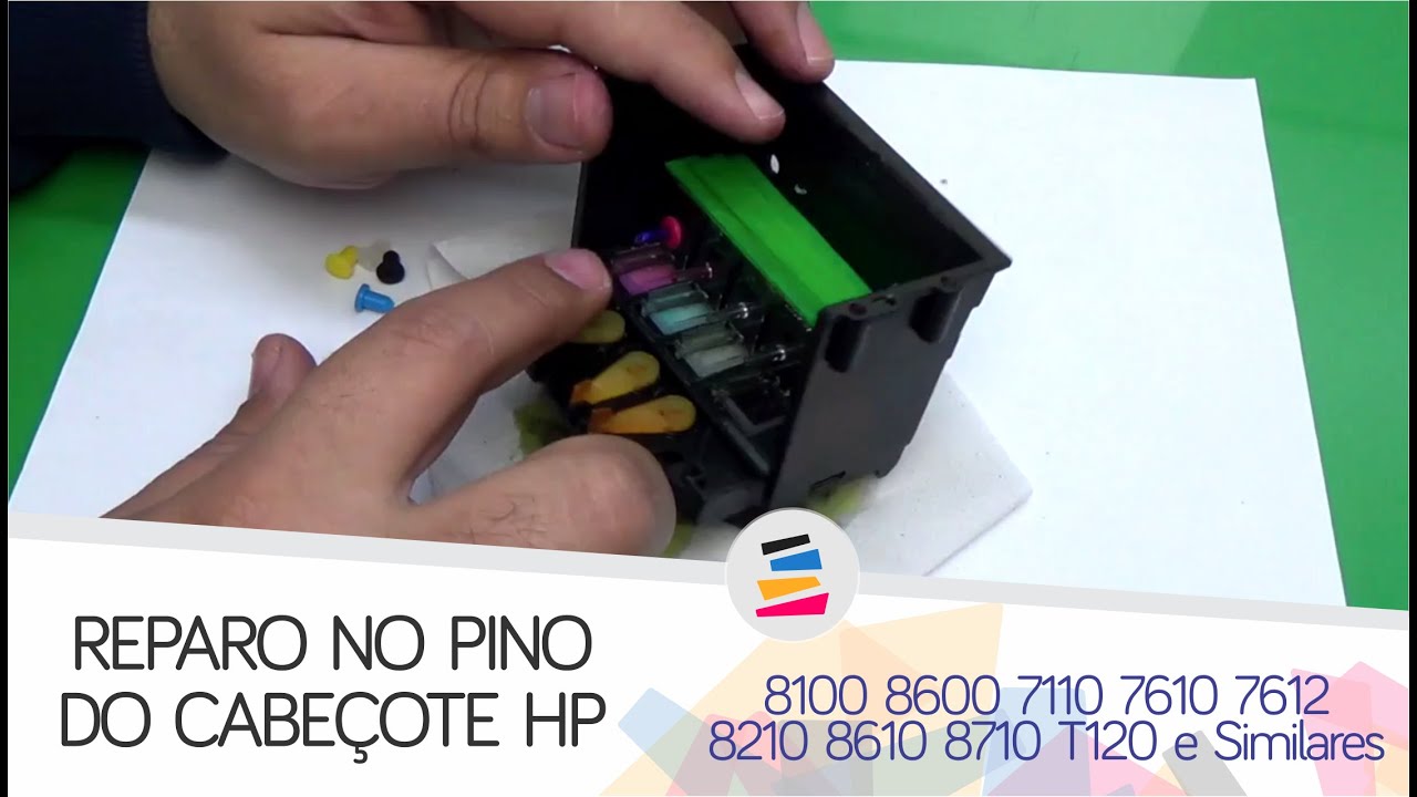 Cabeçote HP quebrou o pino da tinta? Veja esse vídeo de manutenção! - SULINK