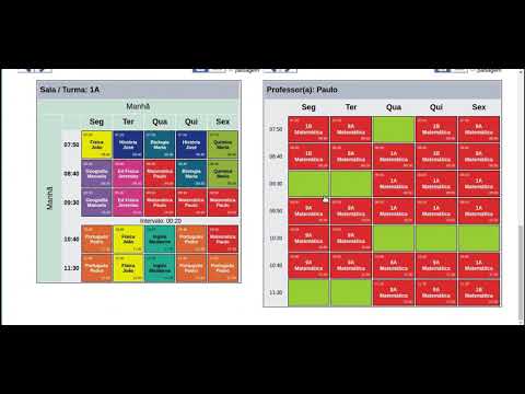 Horário Fácil - Apresentação da Versão 2021 - Programa para Gerar Grade Escolar