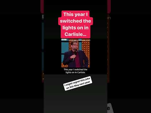 This year I switched the lights on in Carlisle…