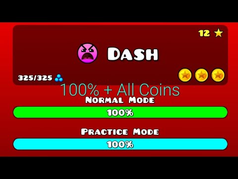 Geometry Dash | Level 22 - Dash 100% + All Coins | Torsao - YouTube