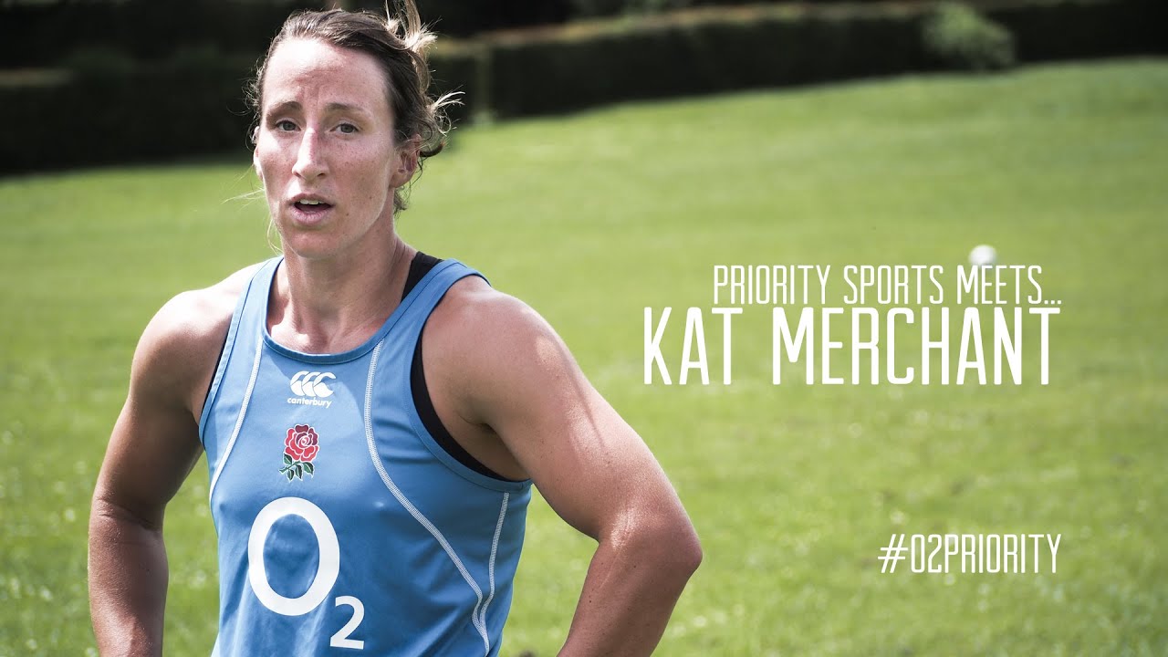 Kat Merchant England Women's Rugby Interview with Priority Sports - YouTube