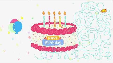 Happy Birthday Exploding Cake | Birthday Greeting Cake Explosion Surprise