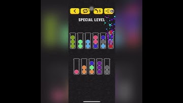 Ball Sort Special Level (after Level 4985)