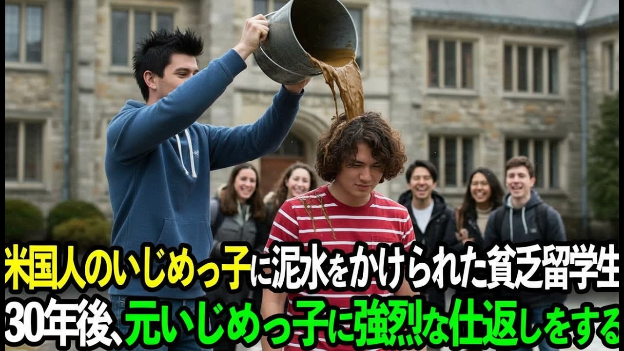 「貧乏人め、国へ帰れ！」真冬の屋外で泥水を浴びせられた貧しい留学生。30年後、彼をいじめた者に待ち受けていた悲劇的な結末