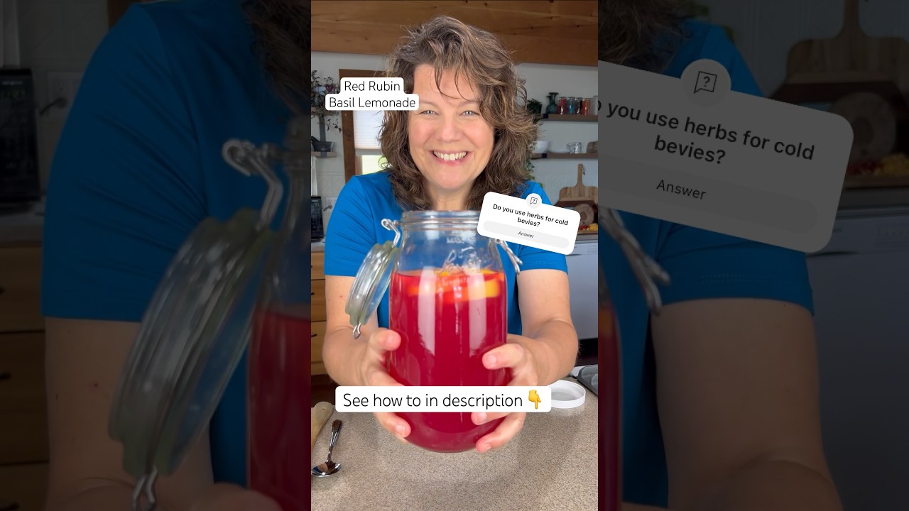 Make this Basil Lemonade   