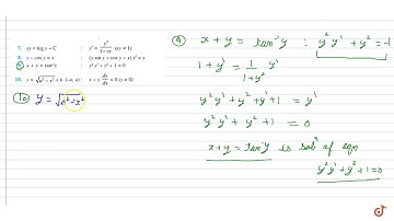 Verify that the given functions (explicit or implicit) is a solution of the corresponding differ...