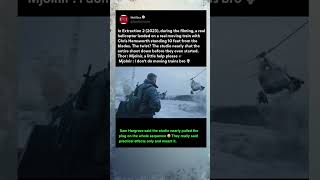 In Extraction 2 2023, Chris Hemsworth Standing 10 Feet From The Blades Of A Helicopter Or Cgi??