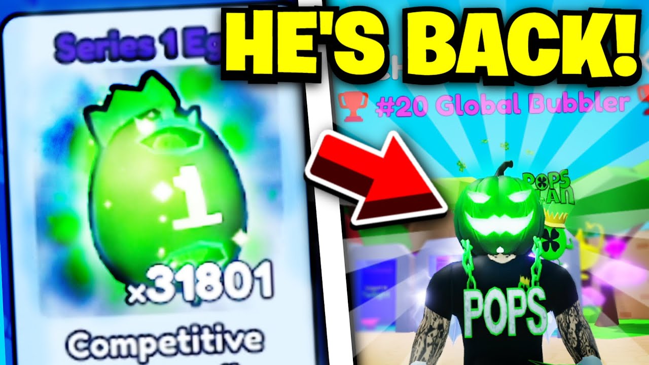 😍 We're BACK With A 31,000 Egg Opening In Bubble Gum Simulator Infinity!😍