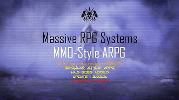 Massive RPG Systems Update 2 Overview - Unreal Engine Marketplace UE4/UE5