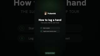 How to log a hand in PokerInk (slow, step-by-step tutorial)