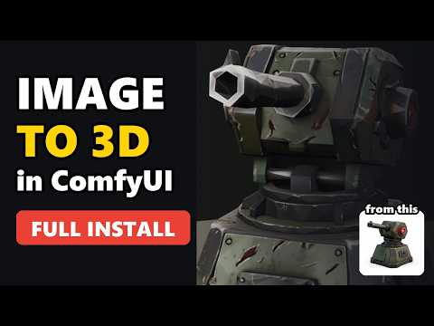 TRELLIS 2 ComfyUI Tutorial: Image to 3D Game Asset (Free, Local)
