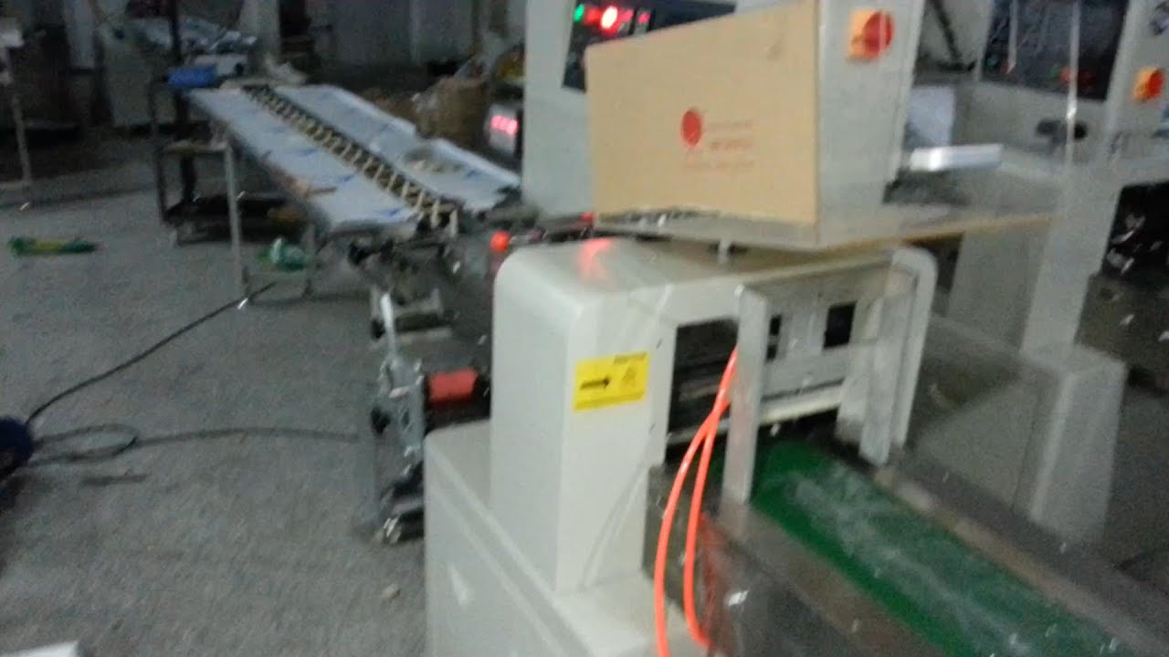 Pillow packaging machine-double pusher product horizontal packaging 枕式 ...