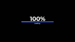 Loading 100 percent  Animation Alpha channel
