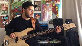 Anderson Paak - Water Fall (Interluuube) - Bass Cover