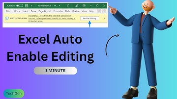 How to fix Enable Editing in Excel permanently.