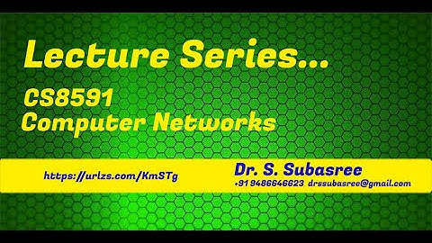 Dr. S. Subasree | Networks | CS8591 Switching Techniques