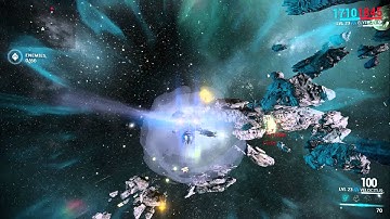 Warframe Archwing Afterburner bug.