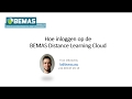 Hoe inloggen op de bemas distance learning cloud