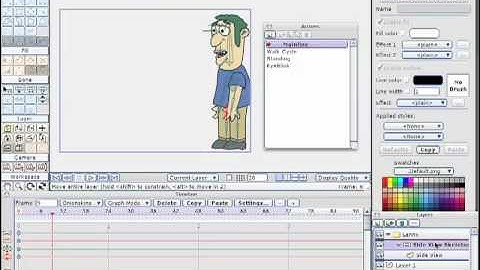 07 17. Actions Non-linear pt. 2-Anime Studio Pro Tutorial For Beginners