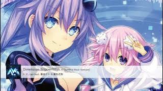 【Hyperdimension Neptunia】 OP 「Dimension Tripper!!!!」 Rock Version feat. Kasane Teto & Natsuki Karin
