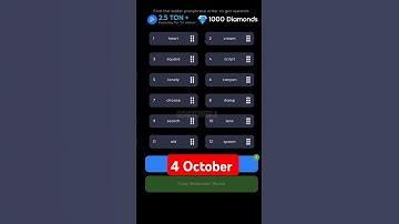 HoldCoin Holder Box 4 October Passphrase Today HoldCoin Hold Box Daily Combo #holdcoin #airdrop