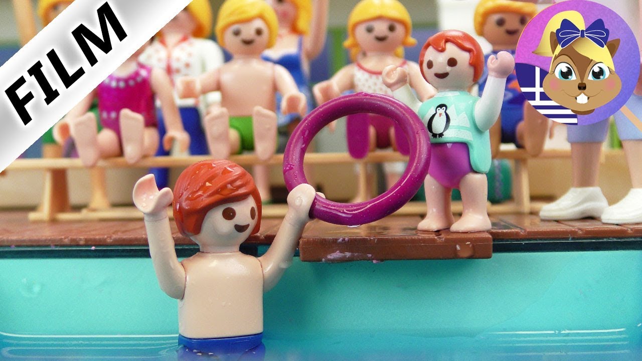 Playmobil ταινία: Η Έμμα και ο Αλέξανδρος ανεβαίνουν επίπεδο στο κολύμπι. Δε θα ξαναχρειαστούν