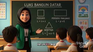 Luas Bangun Datar (Persegi, Persegi Panjang, Segitiga) | Matematika kelas 5 SD/MI
