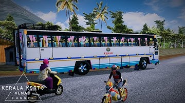 VENAD Kerala KSRTC Bus Mod In Bus Simulator Indonesia - Bussid Bus Mod - Bussid Car Mod - Bussid