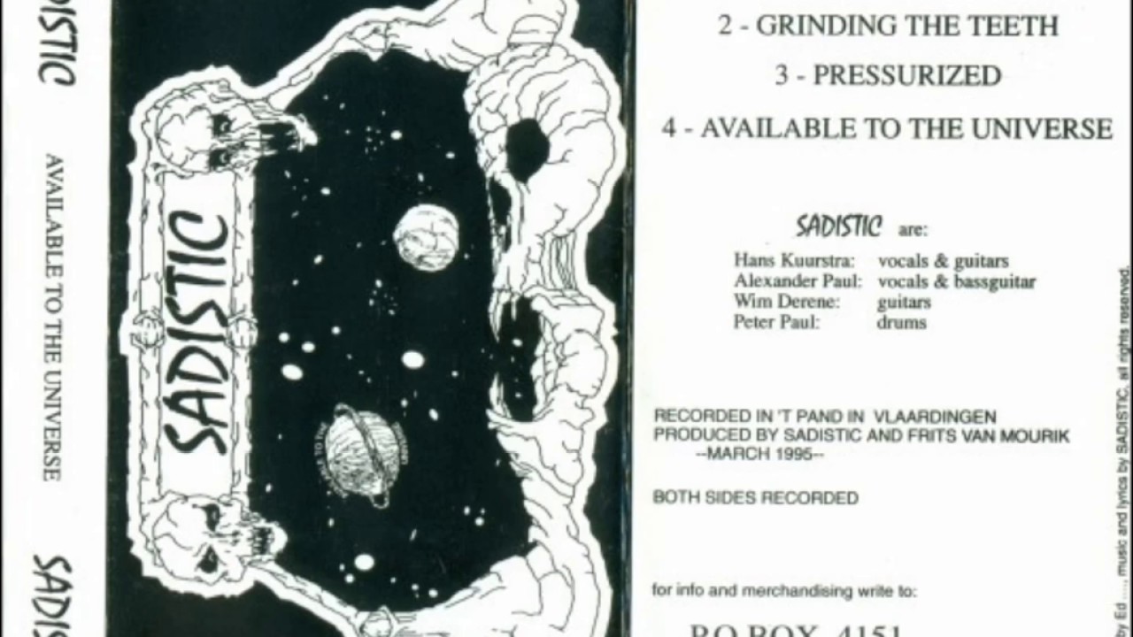 Sadistic - Available To The Universe [Full Demo] 1995