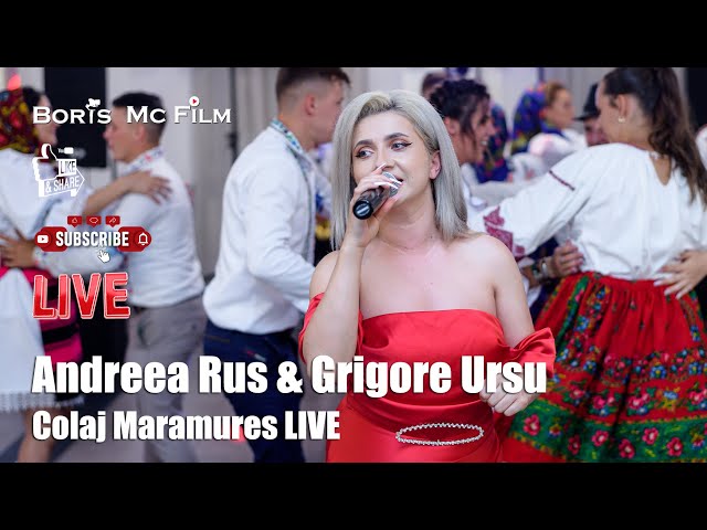 Andreea Rus si Grigore Ursu - Colaj Hori din Maramures | Live | Nunta Poienile de sub Munte class=