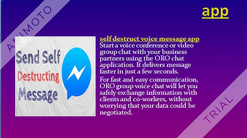 self destructing message app android