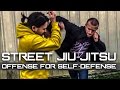 Street jiujitsu  technique de frappe jusqu retrait bjj