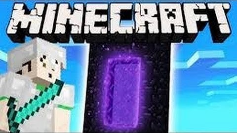 Minecraft how to make a nether portal