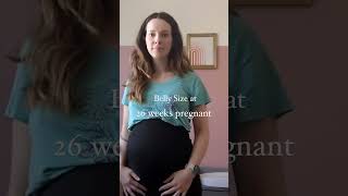 Week 26 belly progression