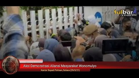 Lagi-Lagi Soal Sampah, Ratusan Massa Aliansi Masyarakat Wonomulyo Datangi Kantor  Bupati Polman