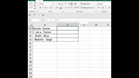 Remove extra space in excel || Excel Tips and Tricks #excel #shorts #ytshorts #ytshorts