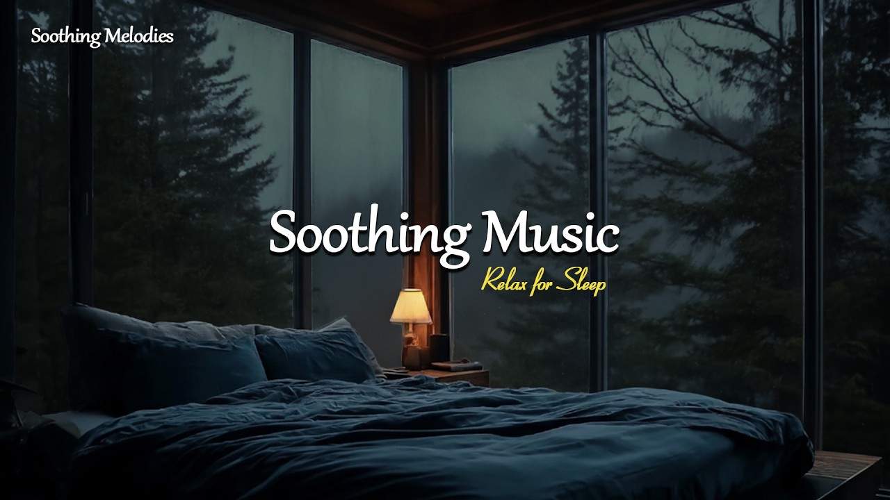 Relaxing Music & Gentle Rain for Insomnia – Help Your Body Sleep 🎶