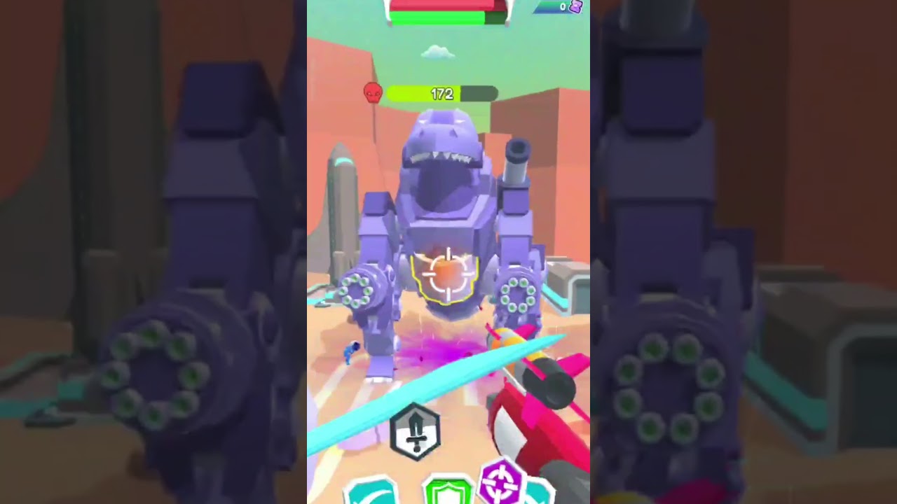 Mechangelion vs Mechazilla | Robot Fighting Boss Walkthrough