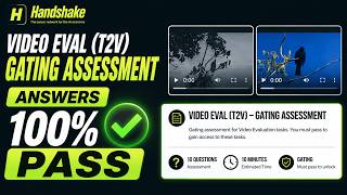 VIDEO EVAL (T2V) – GATING ASSESSMENT | ANSWERS 100% PASS