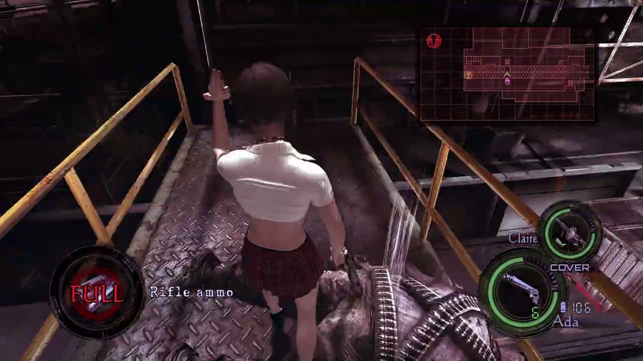 Resident Evil 5 Reimagined mod Chapter 5~2 with Ada Wong & Claire Redfield Expert Difficulty