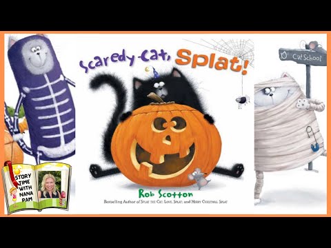 Scaredy-Cat Splat! Halloween Read Aloud Book Companion Reading