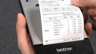 抜群の携帯性　超薄型モバイルプリンター　Brother MPrintシリーズ