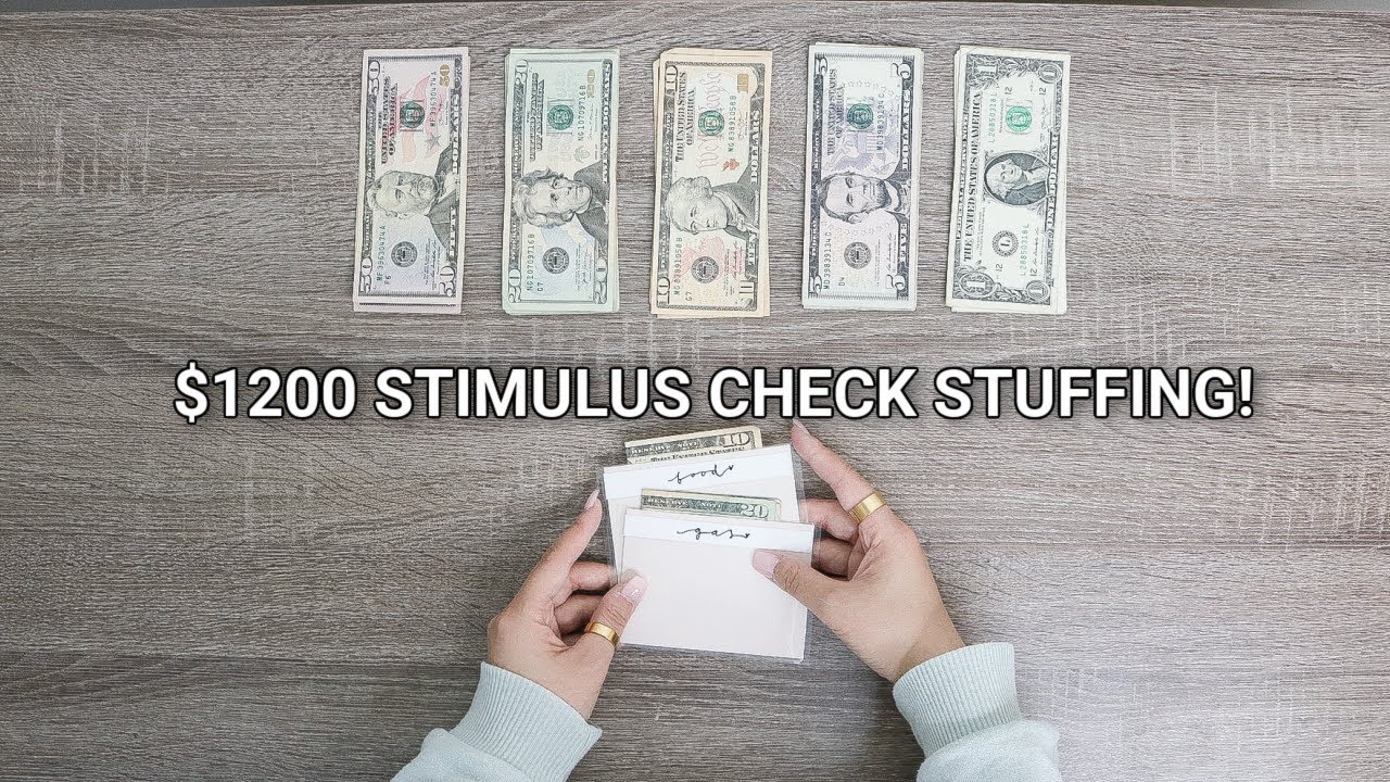 2021 Stimulus Check Cash Stuffing & Sinking Funds Stuffing | Stimulus ...