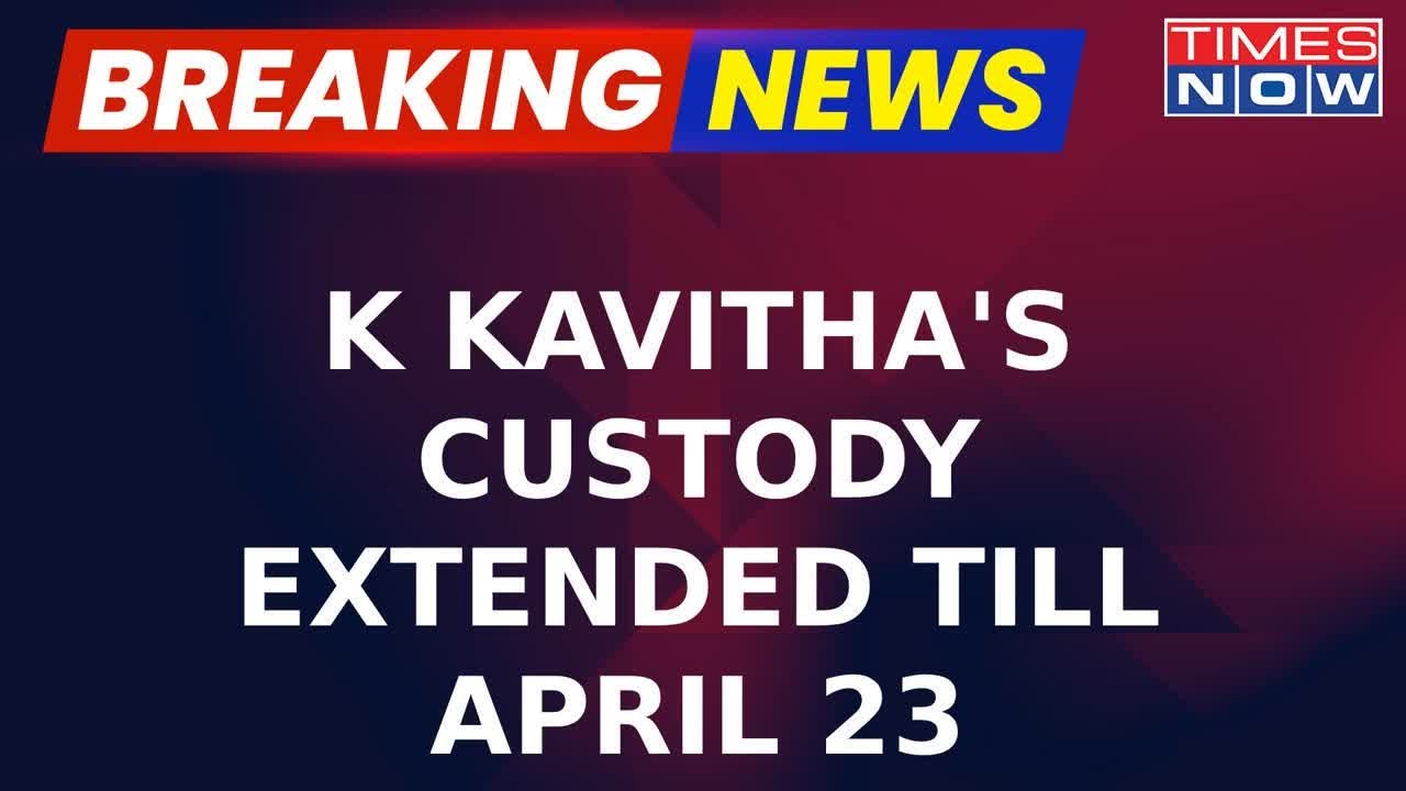 K Kavitha Calls Herself 'Victim' After Delhi Court Extends Her Custody Till April 23 | Breaking News