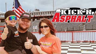 KICK’N ASPHALT - FAMILY FUN IN THE RAIN AT NORTH WILKESBORO SPEEDWAY!!