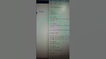 Dynamic nat Configuration #cisconetworks #networkdiscovery
